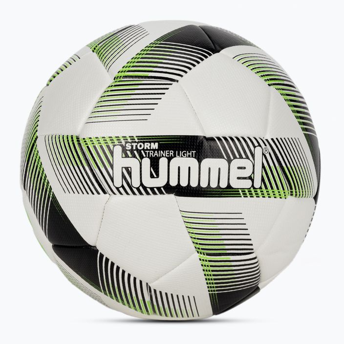 Hummel Storm Trainer Light FB ποδοσφαίρου λευκό/μαύρο/πράσινο μέγεθος 3