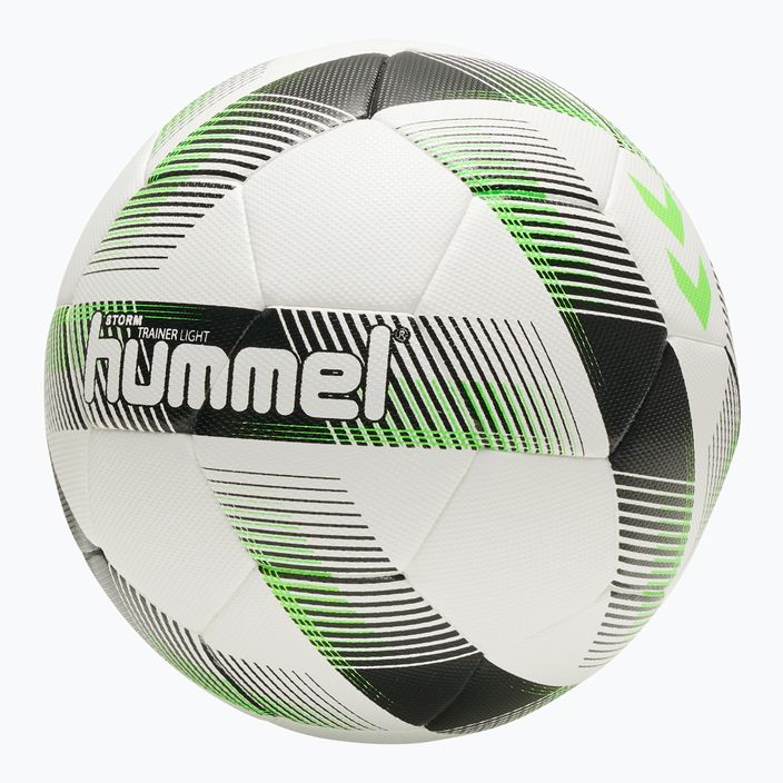 Hummel Storm Trainer Light FB ποδοσφαίρου λευκό/μαύρο/πράσινο μέγεθος 3 4