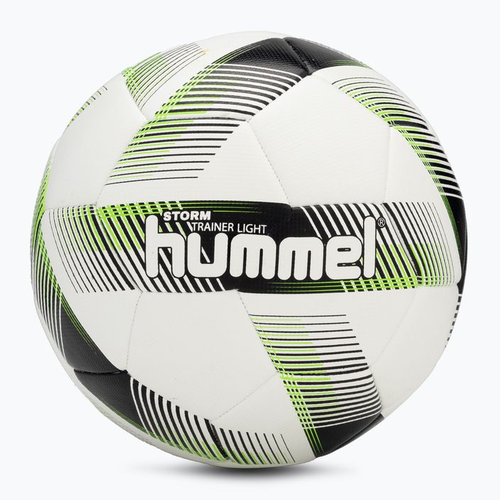 Hummel Storm Trainer Light FB ποδοσφαίρου λευκό/μαύρο/πράσινο μέγεθος 4