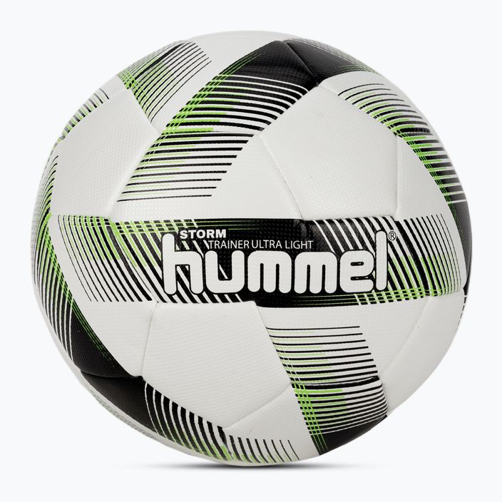 Hummel Storm Trainer Ultra Lights FB ποδοσφαίρου λευκό/μαύρο/πράσινο μέγεθος 4