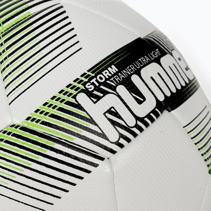 Hummel Storm Trainer Ultra Lights FB ποδοσφαίρου λευκό/μαύρο/πράσινο μέγεθος 4 3