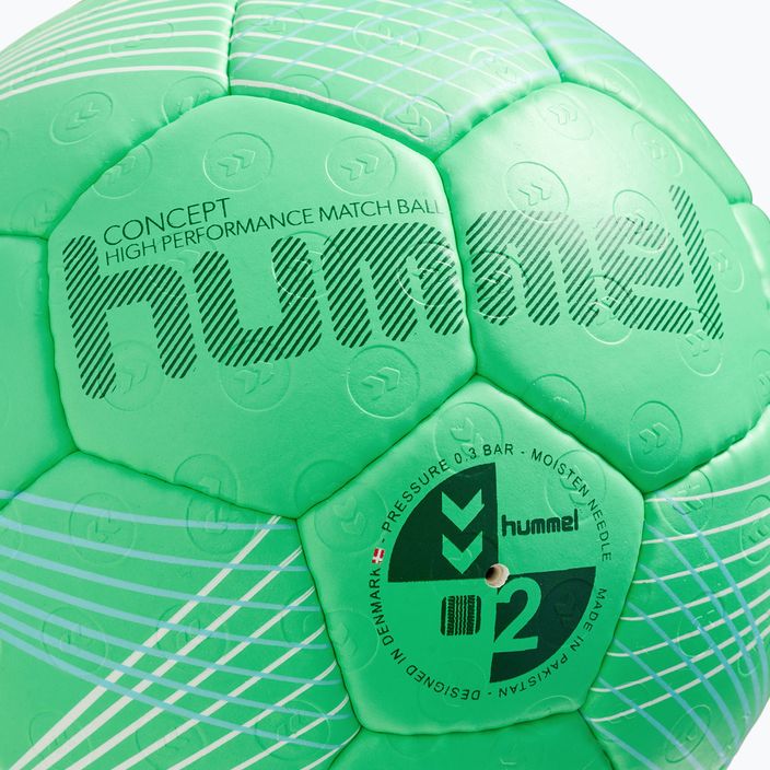 Hummel Concept HB χάντμπολ πράσινο/μπλε/λευκό μέγεθος 3 3