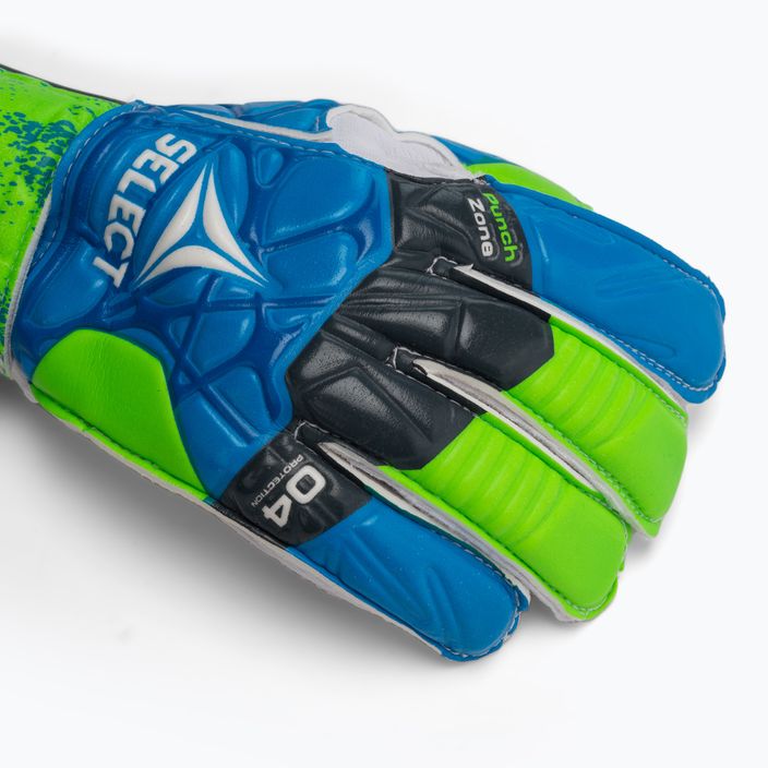 SELECT παιδικά γάντια τερματοφύλακα 04 Protection 2019 μπλε-πράσινο 500050 3
