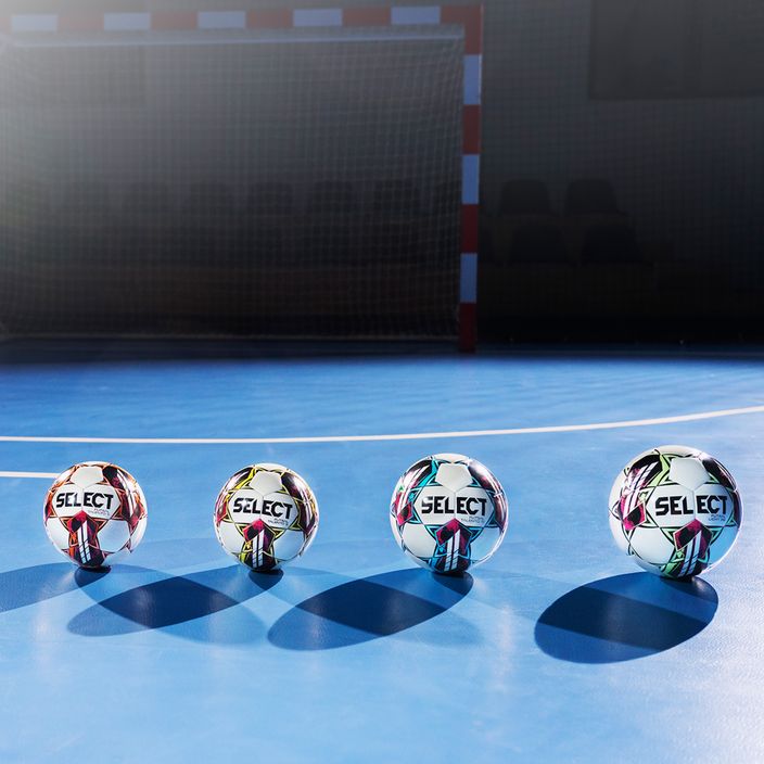 SELECT Futsal Light DB v22 λευκό/πράσινο μέγεθος 4 ποδόσφαιρο 2