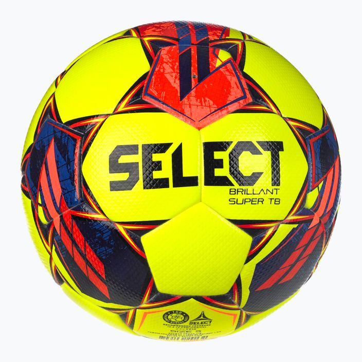 SELECT Brillant Super TB FIFA v23 κίτρινο/κόκκινο 100025 μέγεθος 5 ποδόσφαιρο 2