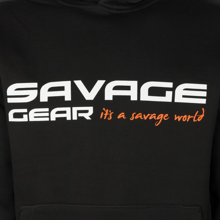 Savage Gear Cosmo Hoodie φούτερ για ψάρεμα μαύρο 73699 3