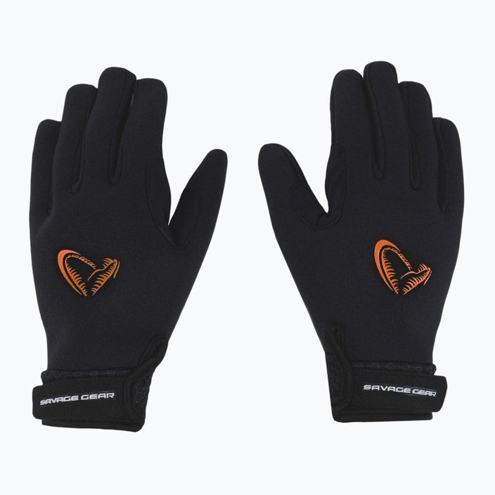Savage Gear Neoprene Stretch Glowe γάντια αλιείας μαύρο 76466 2