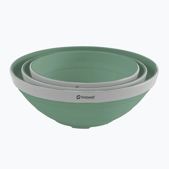 Outwell Collaps Bowl Set πράσινο και λευκό 651118 2