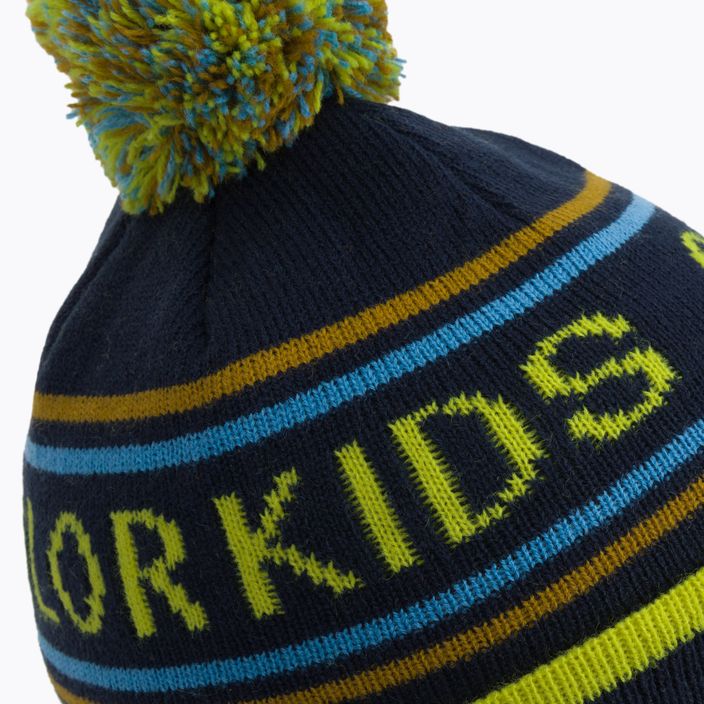 Χρώμα Παιδικό καπέλο με λογότυπο CK χειμερινό καπέλο μαύρο 740804 4
