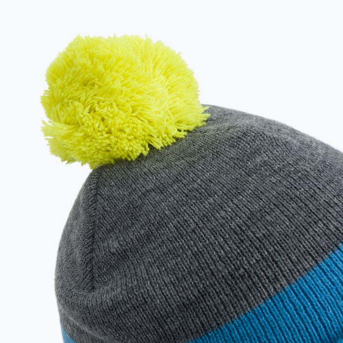 Χρώμα Παιδικό καπέλο σκούφος Χρωματιστό χειμερινό καπέλο μπλε-γκρι 740805 4