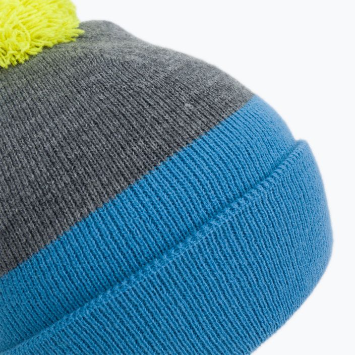 Χρώμα Παιδικό καπέλο σκούφος Χρωματιστό χειμερινό καπέλο μπλε-γκρι 740805 5