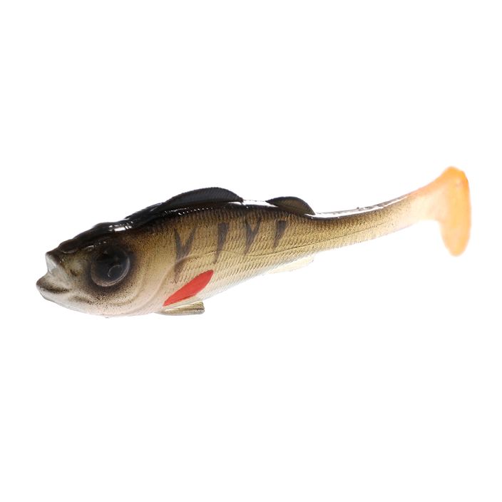 Mikado Real Fish 4 τεμάχια φυσική πέρκα καουτσούκ δόλωμα PMRFP-9.5-PERCH-N 2