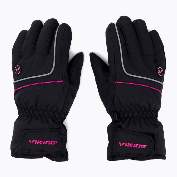 Παιδικά γάντια σκι Viking Kevin μαύρα 120/11/2255/43 2
