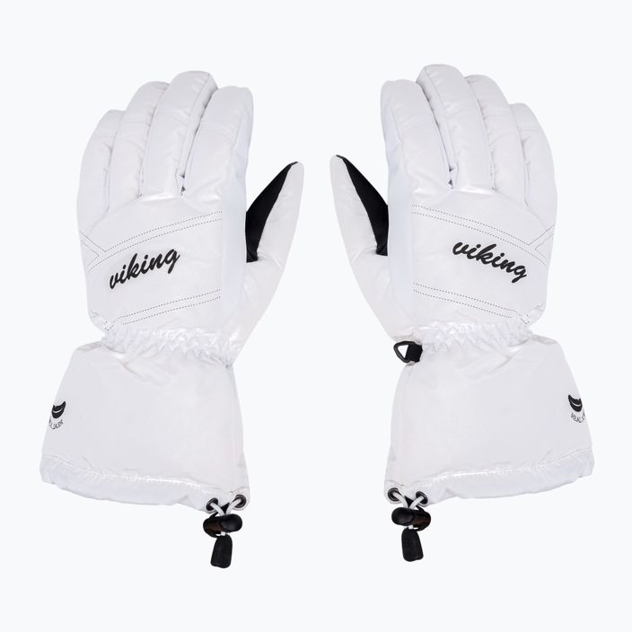 Γυναικεία γάντια σκι Viking Strix Ski λευκό 112/18/6280/01 2