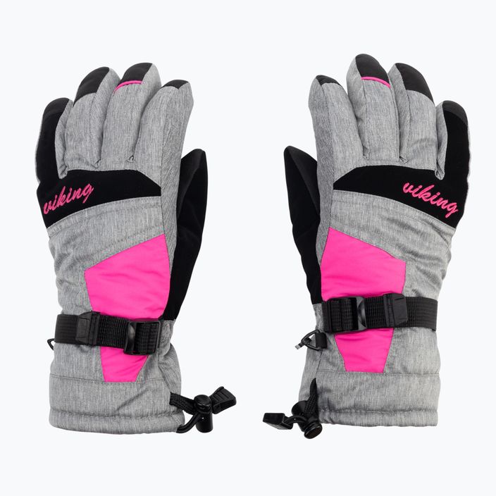 Γυναικεία γάντια σκι Viking Ronda Ski ροζ 113 20 5473 46 2