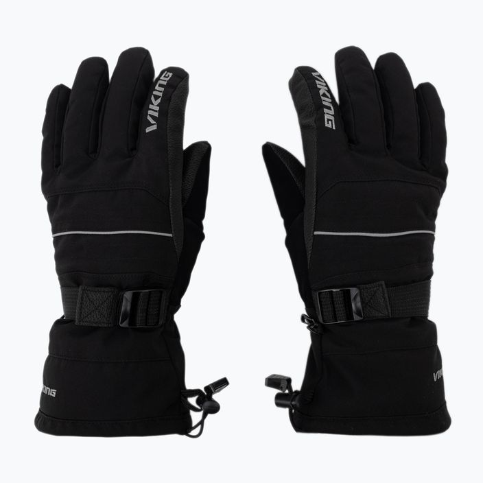 Ανδρικά γάντια σκι Viking Bormio μαύρο/γκρι 110/20/4098 3