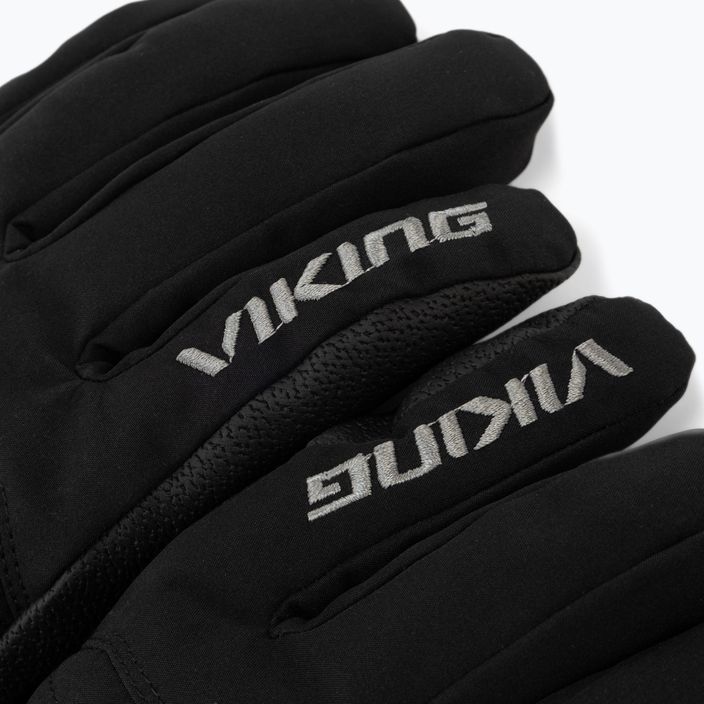 Ανδρικά γάντια σκι Viking Bormio μαύρο/γκρι 110/20/4098 4
