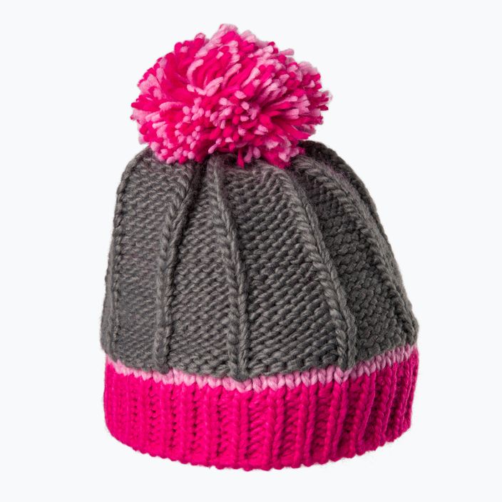Viking Kiddi γκρι-ροζ παιδικό χειμερινό καπέλο 201/21/8940