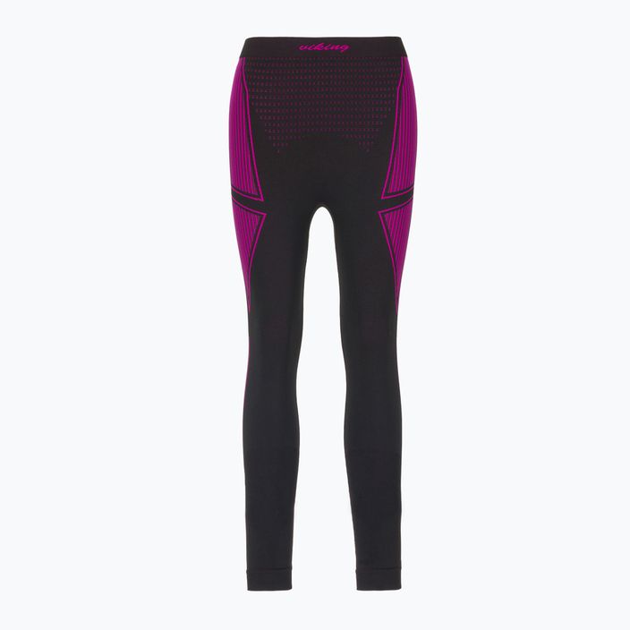 Γυναικείο θερμικό παντελόνι Viking Etna μαύρο/ροζ 500/21/3092 4