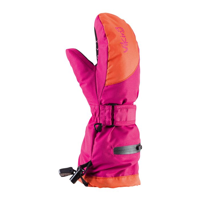 Παιδικά γάντια σκι Viking Mailo ροζ 125/21/1125 2