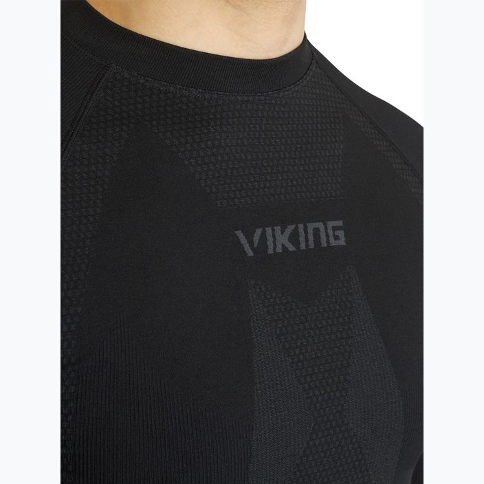 Ανδρικό θερμικό μπλουζάκι Viking Eiger μαύρο 500/21/2081 4