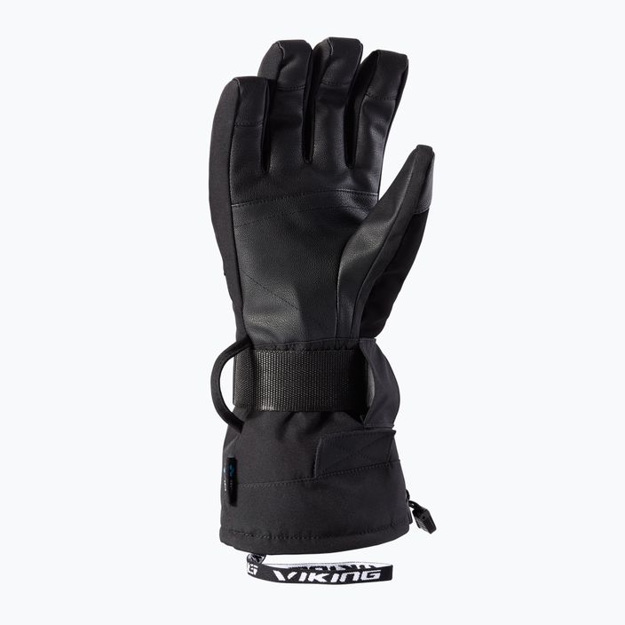 Γυναικεία γάντια σκι Viking Eltoro μαύρο και μπεζ 161/24/4244 7