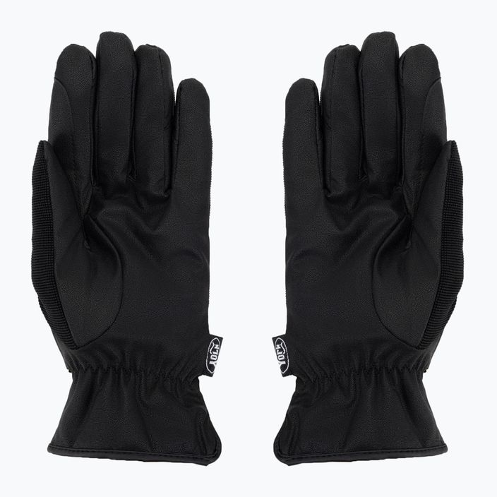 York Snap χειμερινά γάντια ιππασίας μαύρο 12260204 2