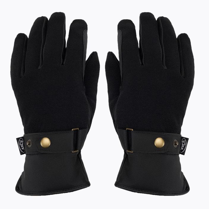 York Snap χειμερινά γάντια ιππασίας μαύρο 12260204 3
