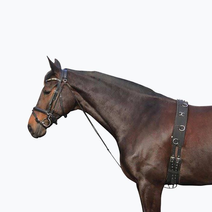 York δερμάτινο άλογο chambone μαύρο 180202