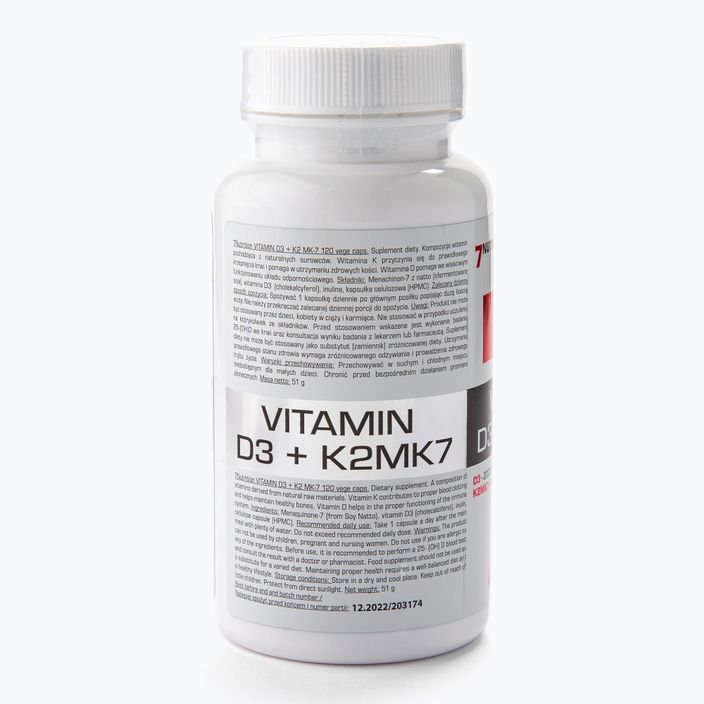 Βιταμίνη D3+K2 MK7 7Nutrition vitamin complex 120 κάψουλες 7Nu000443 2