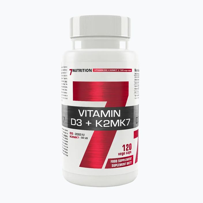 Βιταμίνη D3+K2 MK7 7Nutrition vitamin complex 120 κάψουλες 7Nu000443