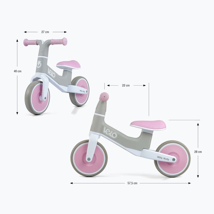Milly Mally Velo ροζ ποδήλατο cross-country 7