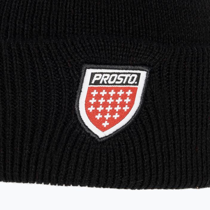 Ανδρικό χειμερινό καπέλο PROSTO Brand μαύρο KL222MACC2171U 4