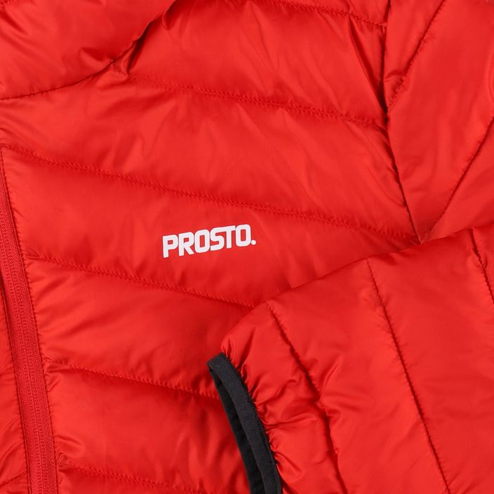 Ανδρικό χειμερινό μπουφάν PROSTO Ultralight κόκκινο 4