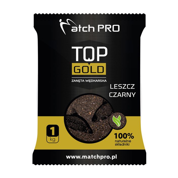 MatchPro Top Gold για ψάρεμα τσιπούρας μαύρο groundbait 1 kg 970002 2