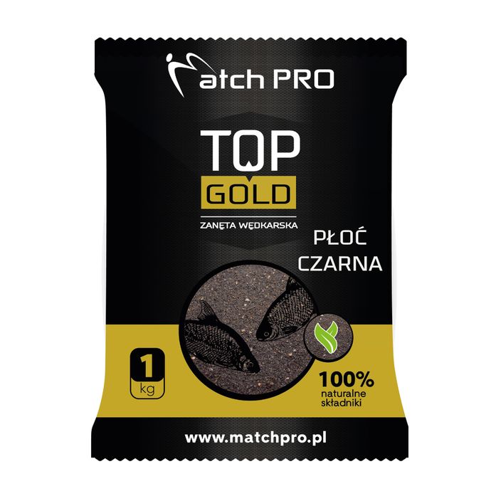 MatchPro Top Gold για ψάρεμα κατσαρίδας Groundbait Μαύρο 1 kg 970008 2