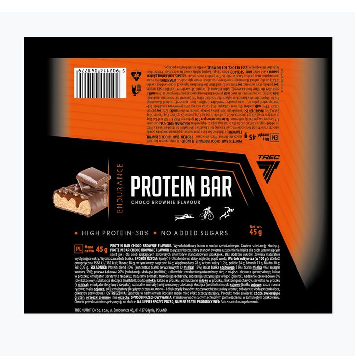 Trec Endu Protein Bar 45g σοκολάτα brownie TRE/1053 2