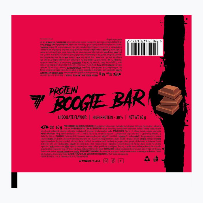 Trec Boogie Protein Bar 60 g σοκολάτα 2
