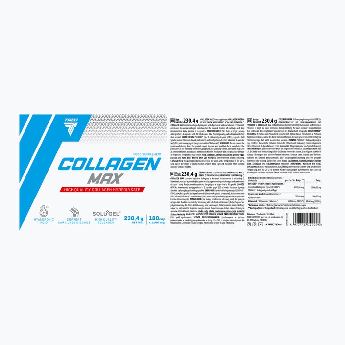 Trec Collagen Max 180 κάψουλες 2