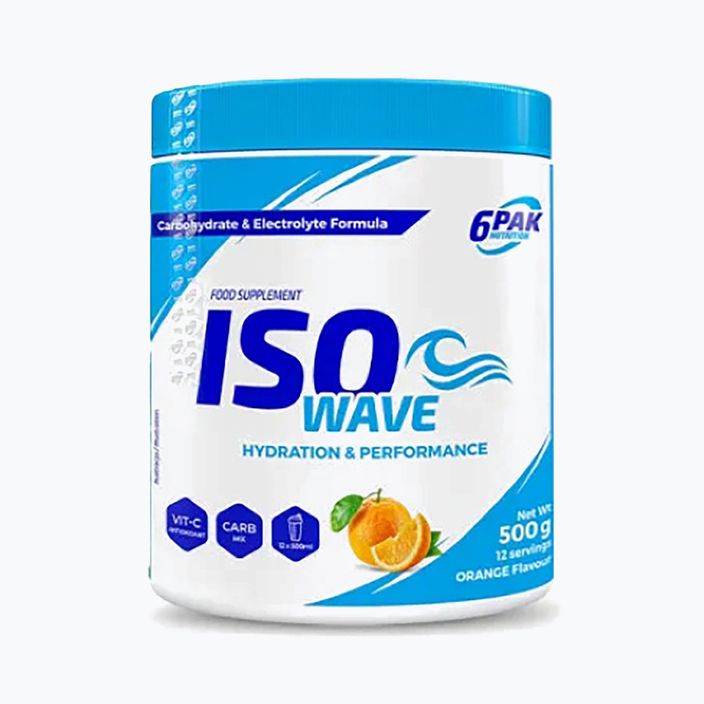 Ισοτονικό ποτό σε σκόνη 6PAK Iso Wave 500 g Πορτοκάλι