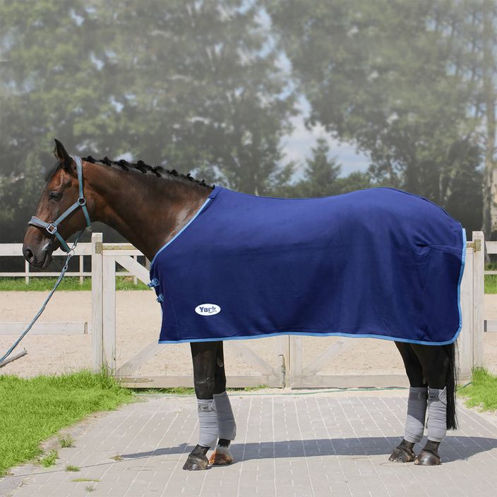 York Ekona fleece κουβέρτα για άλογα μπλε 150939125 2