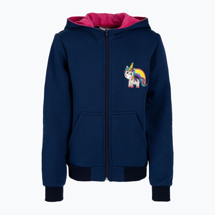 York Unicorn παιδικό φούτερ ιππασίας μπλε και ροζ 501801146