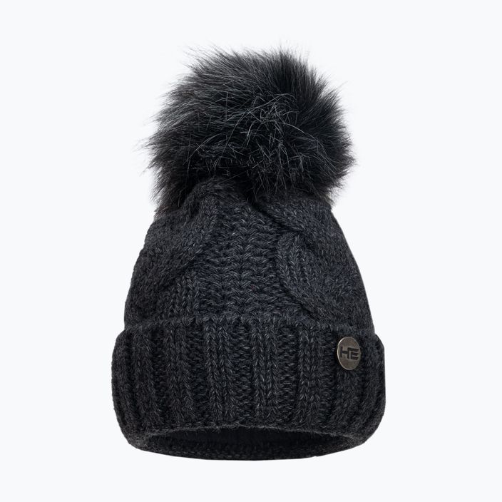Γυναικείο χειμερινό καπέλο Horsenjoy Aida σκούρο γκρι 2120203 2