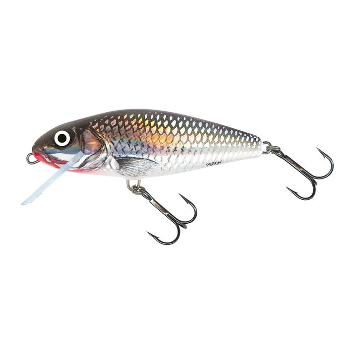 Salmo Perch FL ολογραφικό γκρι shiner QPH021 wobbler 2