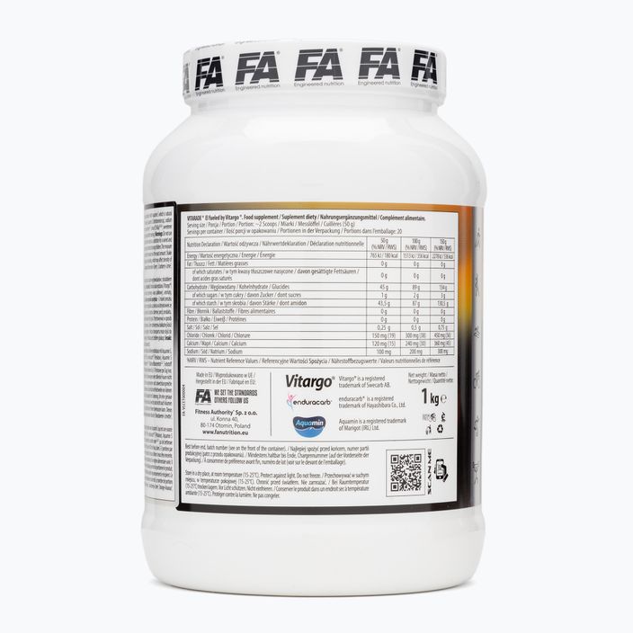 Υδατάνθρακες Fitness Authority FA Vitargo Liquid Energy 1 kg πορτοκάλι/καρύδα 2