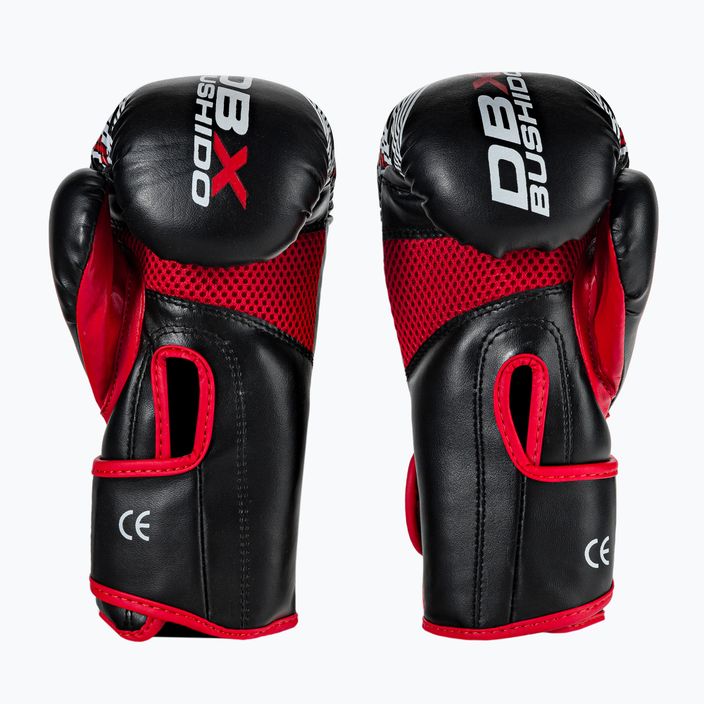 DBX BUSHIDO ARB-407v2 παιδικά γάντια πυγμαχίας μαύρα και κόκκινα 3