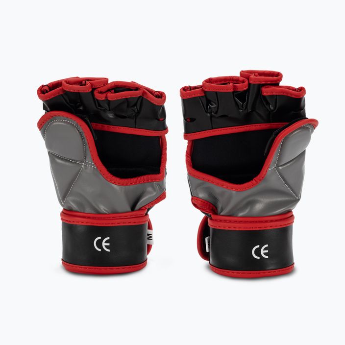Γάντια προπόνησης για MMA και προπόνηση με σάκο DBX BUSHIDO μαύρο-κόκκινο E1V6-M 2