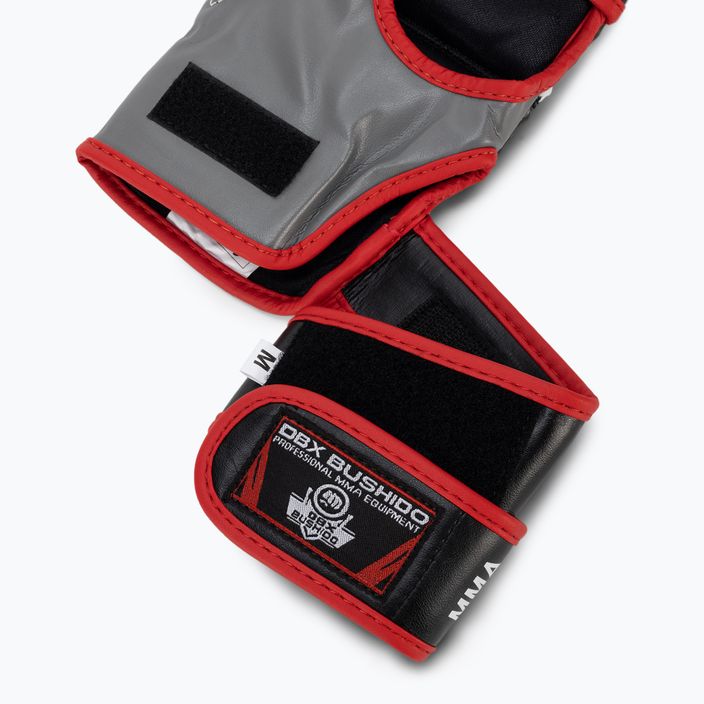 Γάντια προπόνησης για MMA και προπόνηση με σάκο DBX BUSHIDO μαύρο-κόκκινο E1V6-M 6