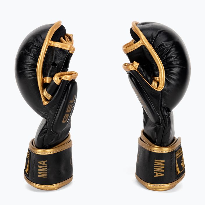 Γάντια για προπόνηση MMA DBX BUSHIDO δερμάτινα μαύρα Arm-2011D-L 3