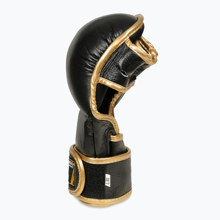 Γάντια για προπόνηση MMA DBX BUSHIDO δερμάτινα μαύρα Arm-2011D-L 7